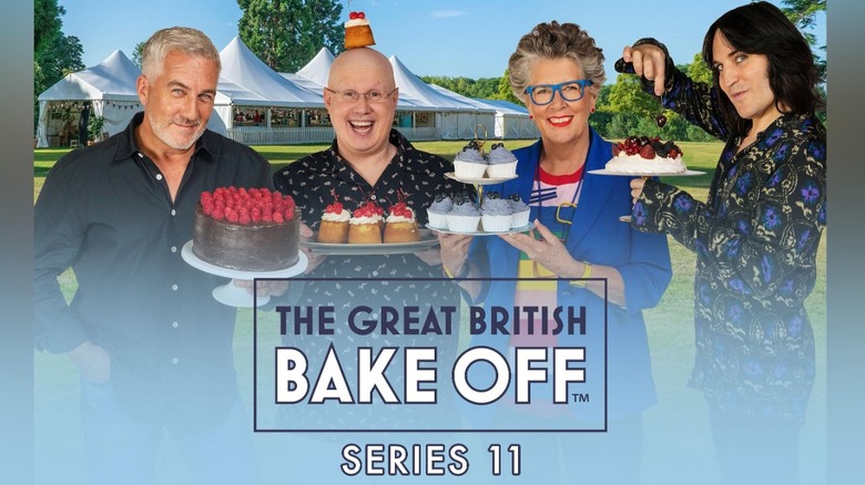 A poster for Season 11 of The Great British Bake-off