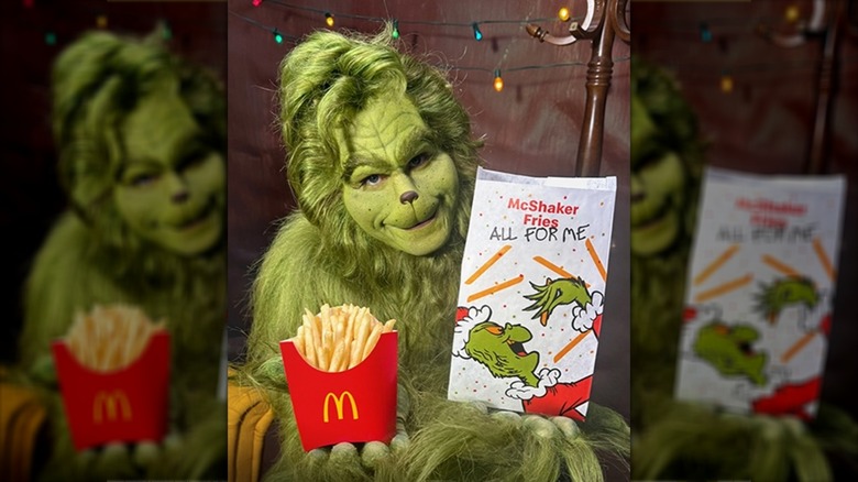 McDonald's Grinch fries