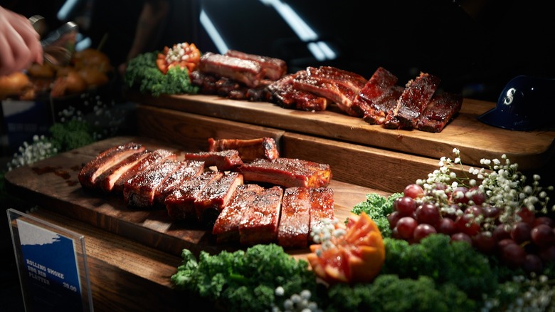 Rolling Smoke BBQ platter of ribs