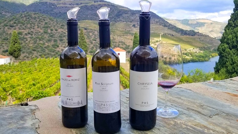 Bottles of P& S wines including Chryseia