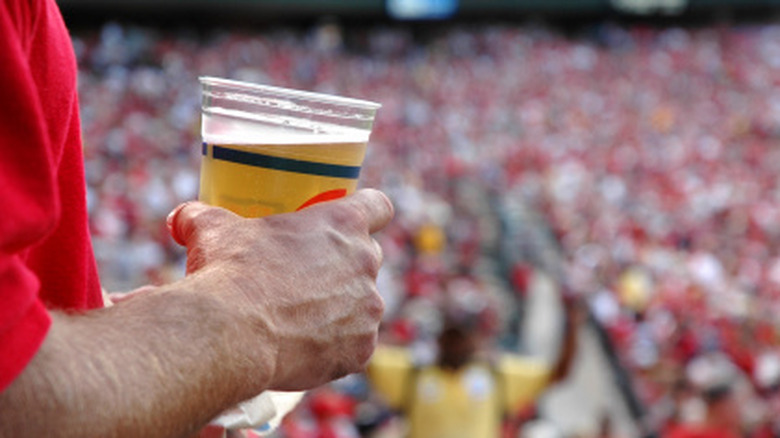 beer in stadium