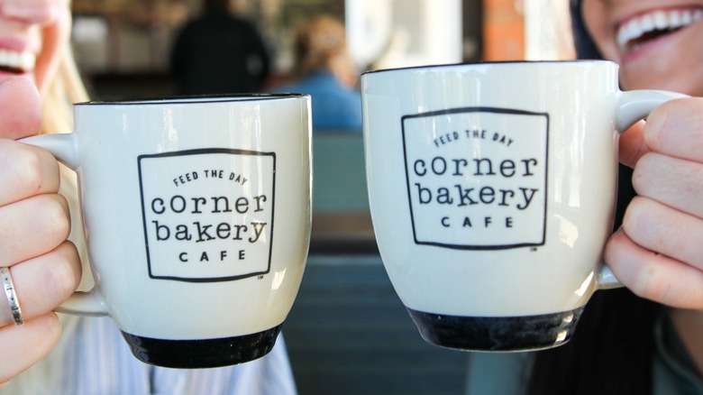 coffee mug from corner bakery