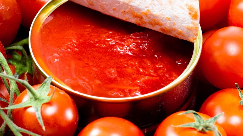 Canned and fresh tomatoes
