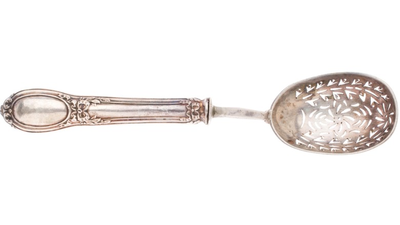 Vintage slotted spoon