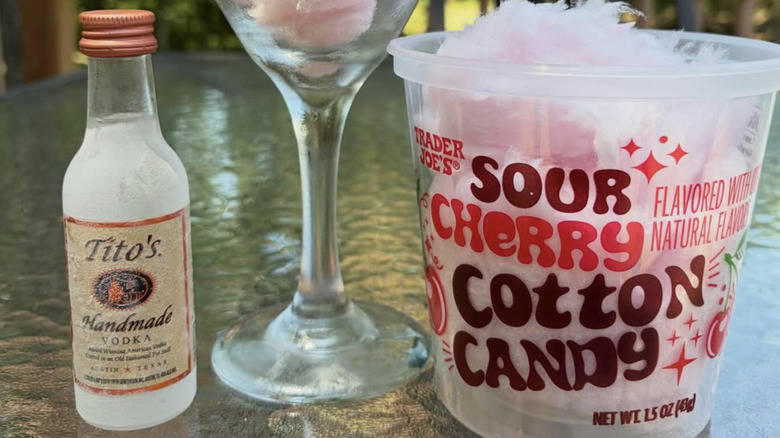 pink Trader Joe's cotton candy