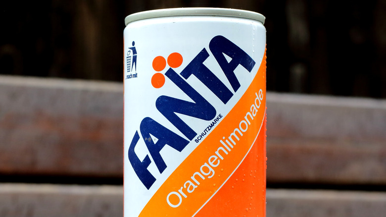 Orange-flavored Fanta can from Germany