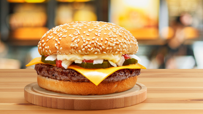 fast food burger