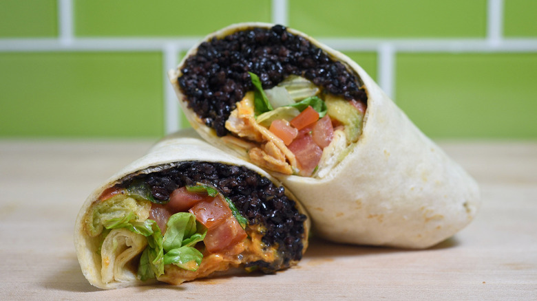 Taco Bell black bean burrito