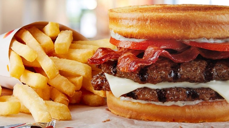 Burger King Sourdough King next to BK fries