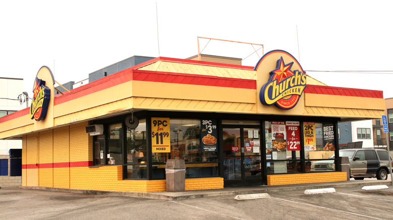Example of a Church's Texas Chicken restaurant
