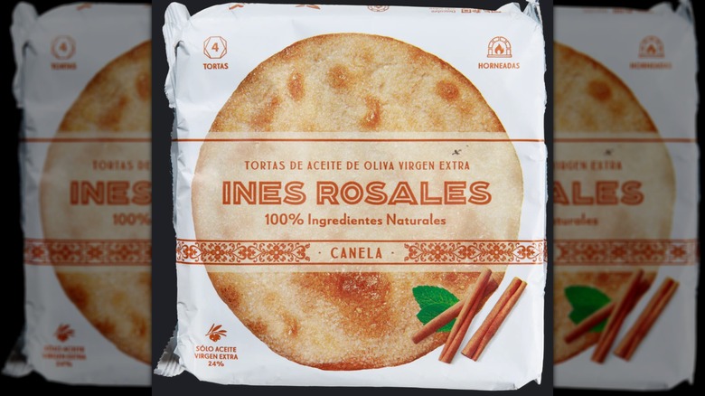 A package of Ines Rosales Cinnamon Tortas