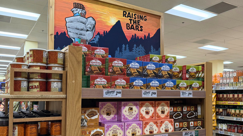 Trader Joe's food display and signage