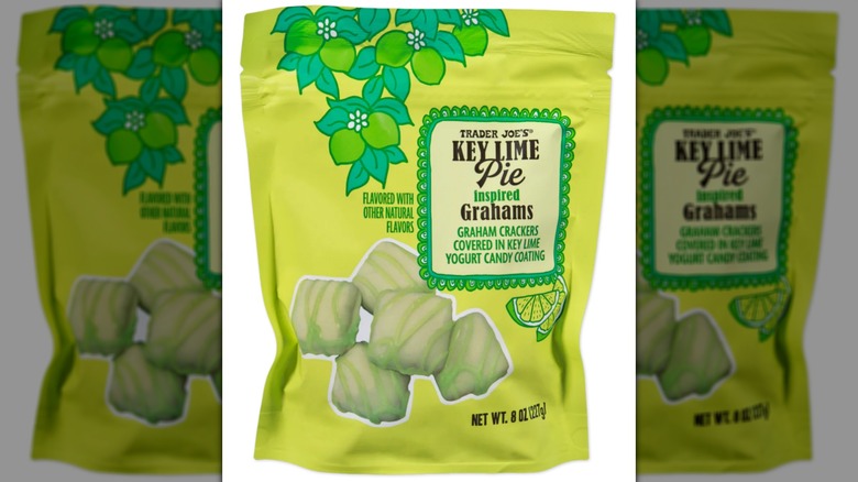 Trader Joe's Key Lime Pie Inspired Grahams on a white background