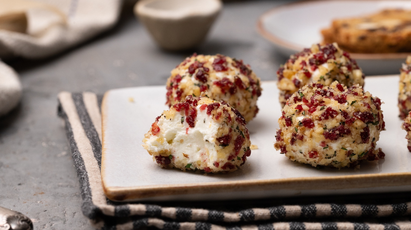 Festive Goat Cheese Balls Recipe
