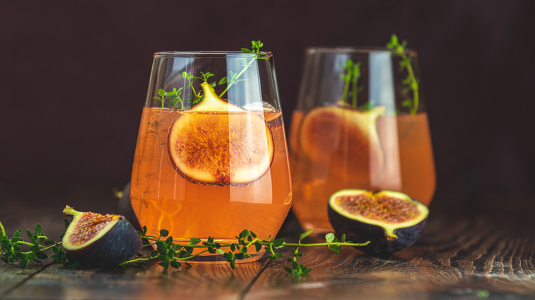 Fig cocktails