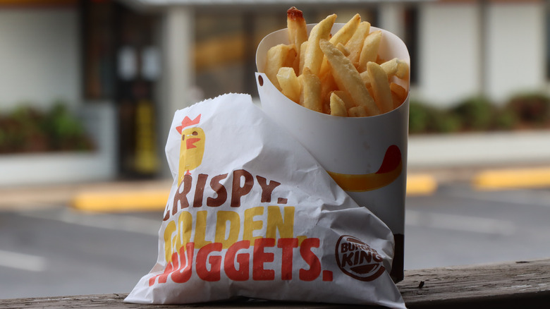 Burger King nuggets and fries