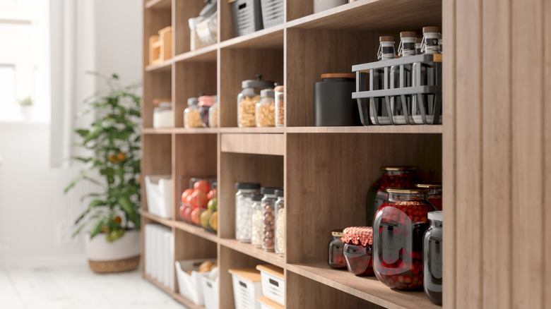 organized kitchen pantry