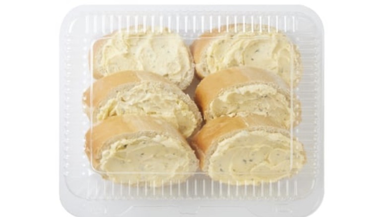 Garlic bread in packaging