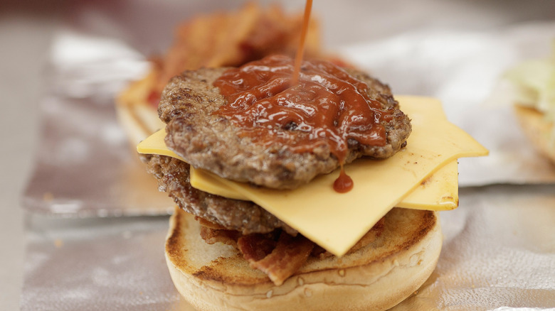 Five Guys Burger With Toppings