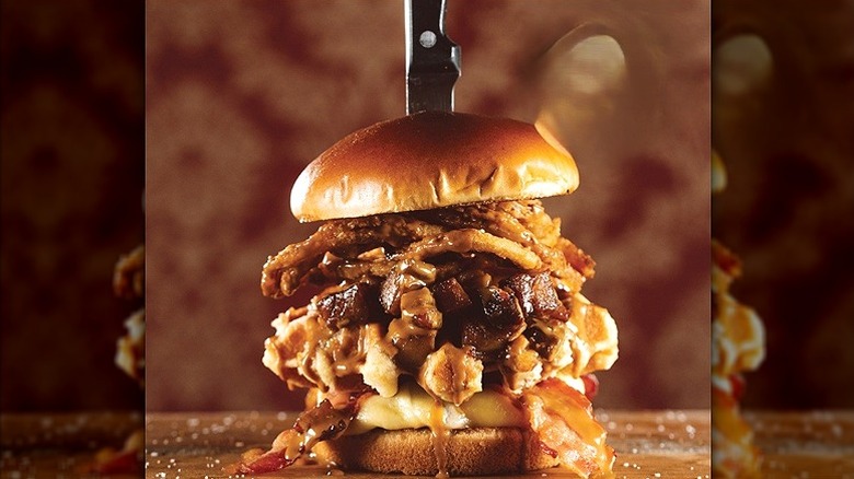 The Commissioner burger from Gigglewaters