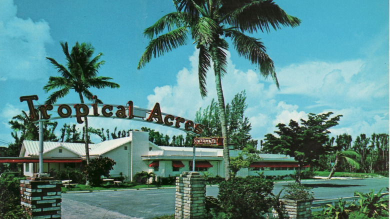 The original Tropical Acres restaurant