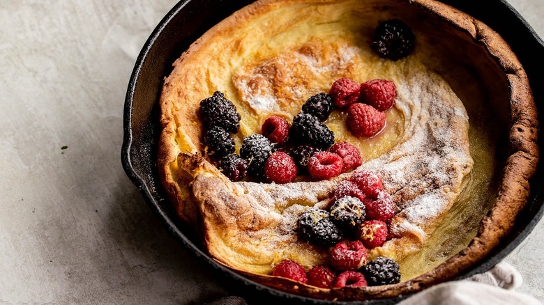 dutch baby with berries