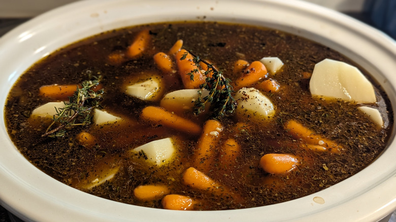 pot roast with carrots and potatoes