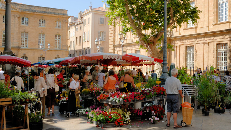 food market in Provence