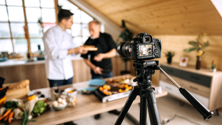behind the scenes of a food cooking show