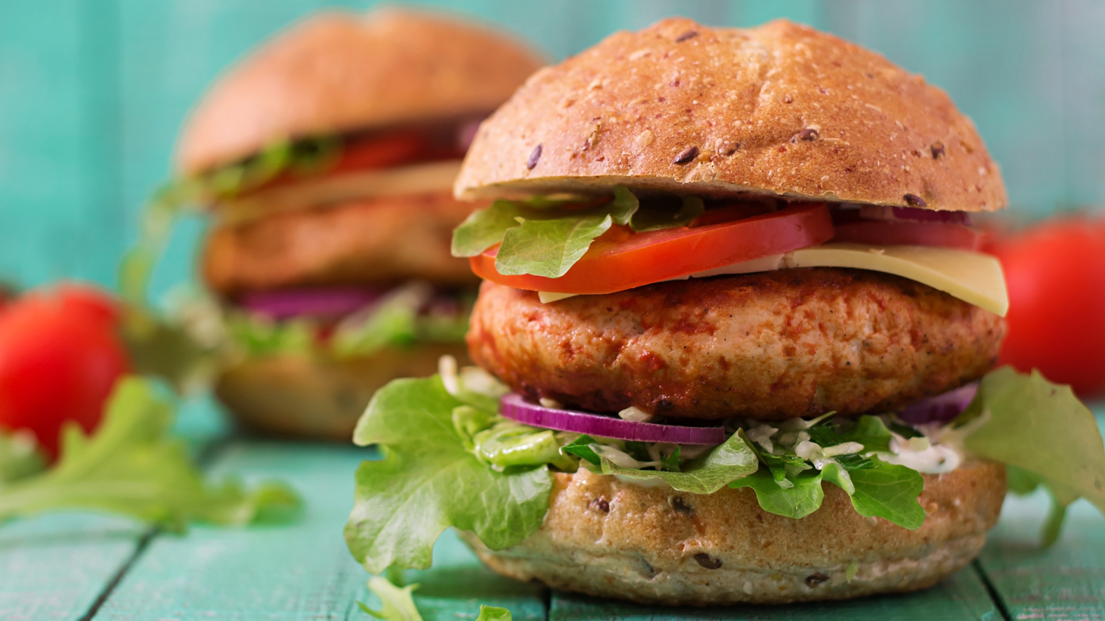 For A Juicier Air Fryer Turkey Burger, Grab This Pantry Staple - Tasting Table