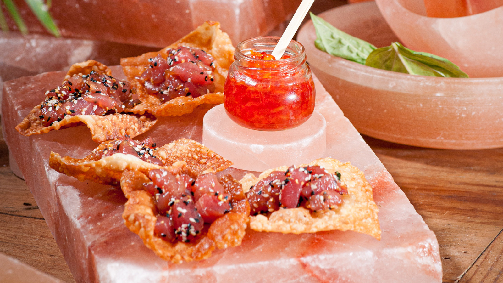 For An Elevated Tuna Presentation, Try Serving It On A Salt Block
