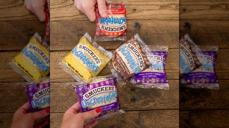 selection of Uncrsutables flavors in packaging