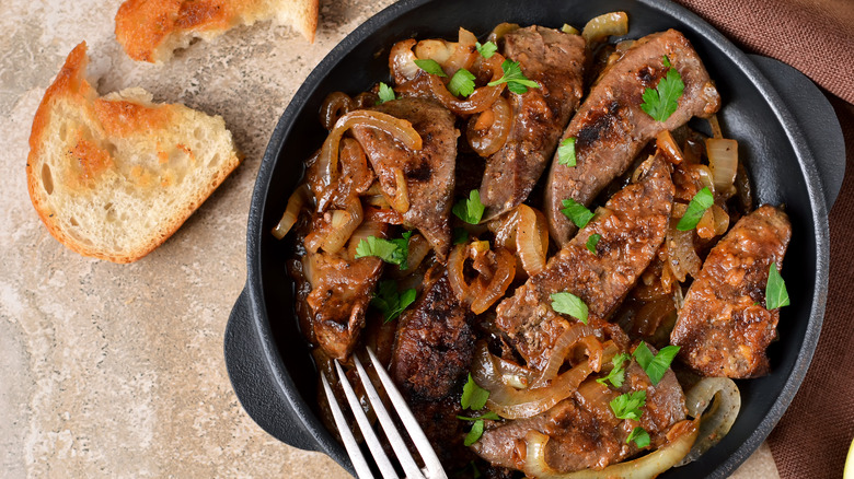 sauteed liver and onions