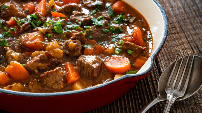 Close-up of homemade beef pot roast