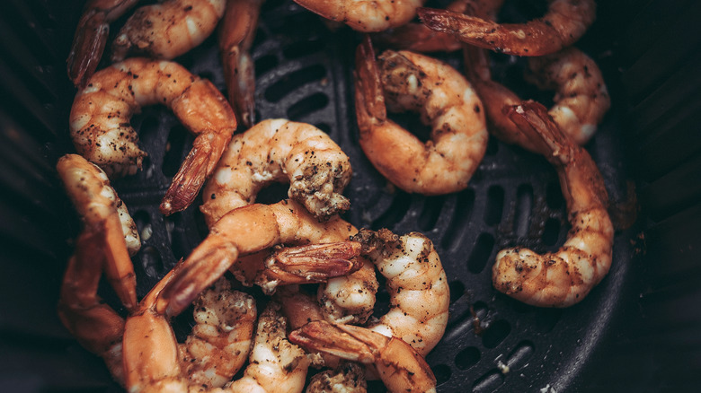 seasoned shrimp in air fryer