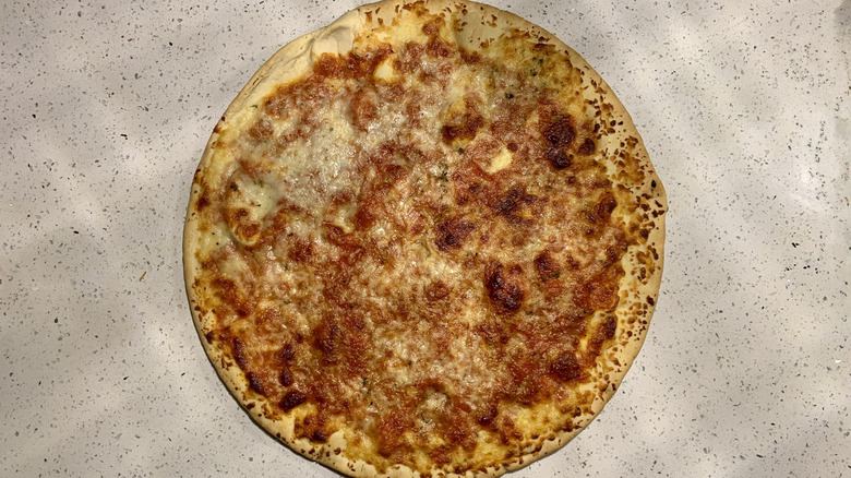 Lidl 5-cheese pizza cooked