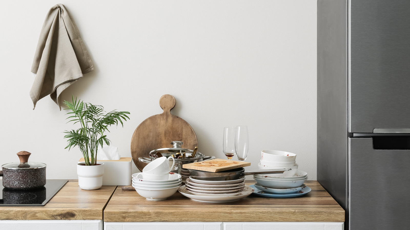 Forget Bins: A Better (And Prettier) Way To Organize Clutter On Kitchen Countertops