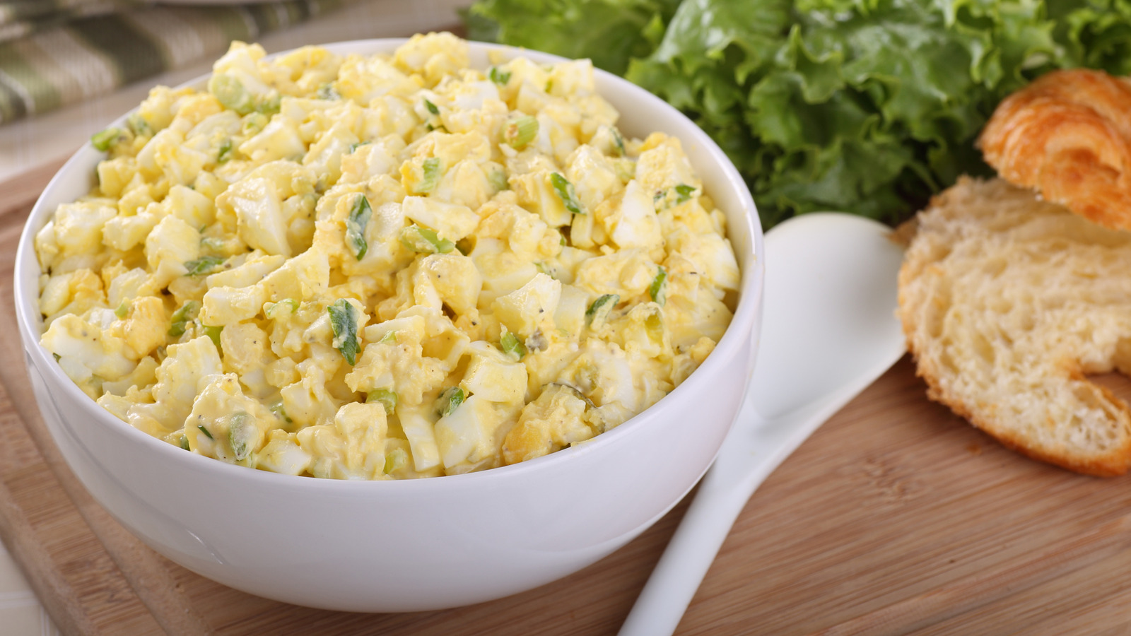 Forget Bland Egg Salad: This Crunchy Addition Brings Next Level Flavor - Tasting Table