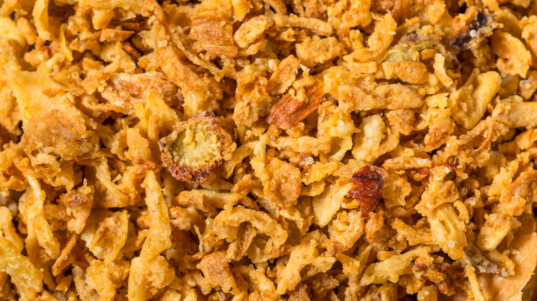 batch of crispy fried onions