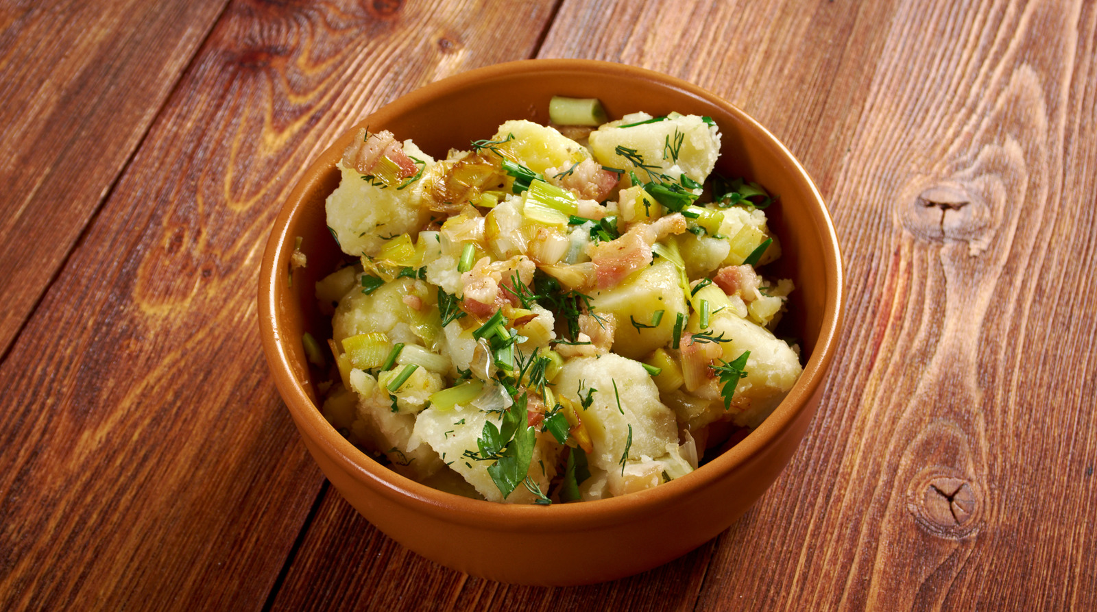 Forget Classic Potato Salad, Make It German-Style For A Hot Twist (Literally)