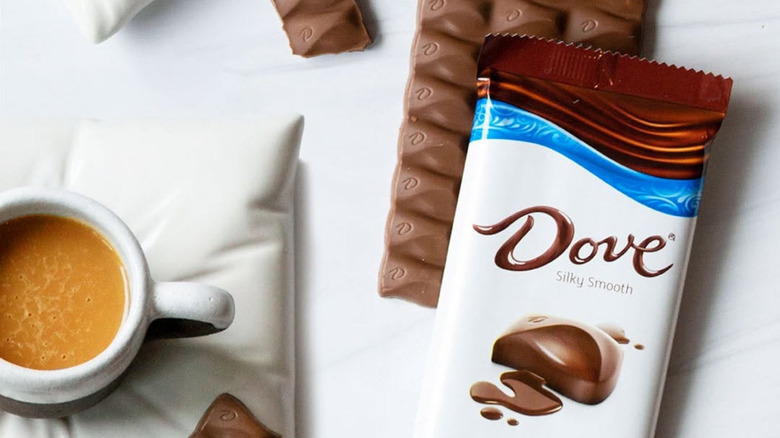Dove chocolate bars