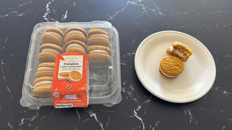 Aldi Bake Shop Pumpkin Cookie Sandwiches
