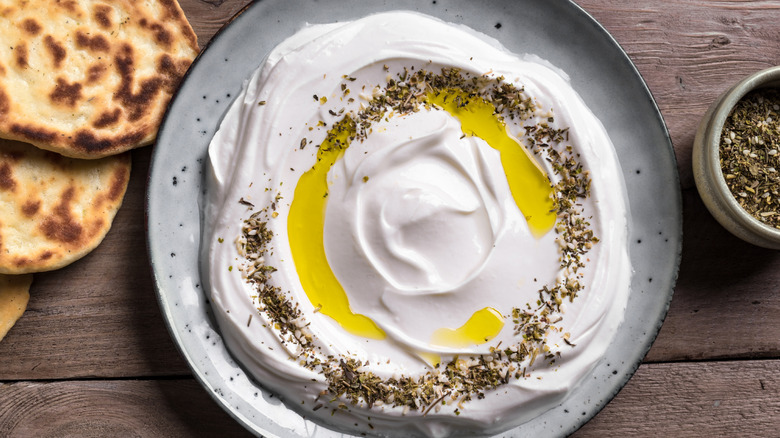 bowl of labneh