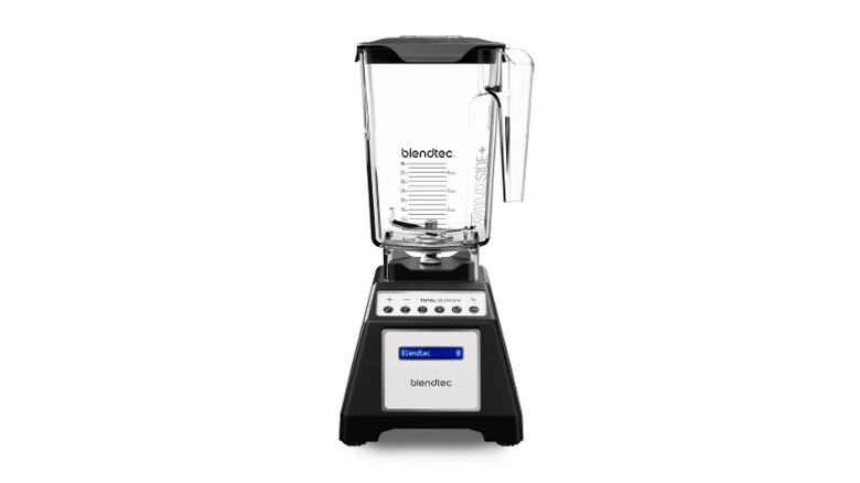 A beauty shot of the Blendtec Total Blender Classic on a white background