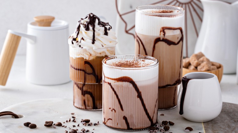 different types of frozen coffee