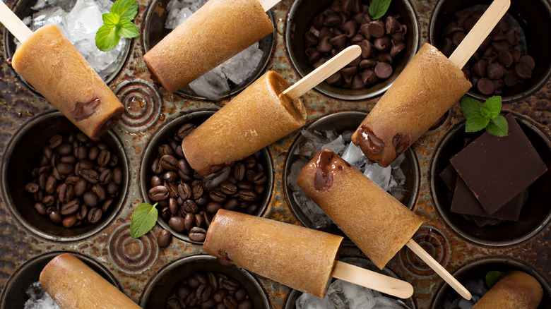 coffee popsicles