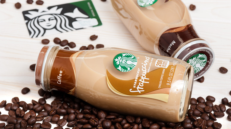 starbucks bottled frappuccinos and beans