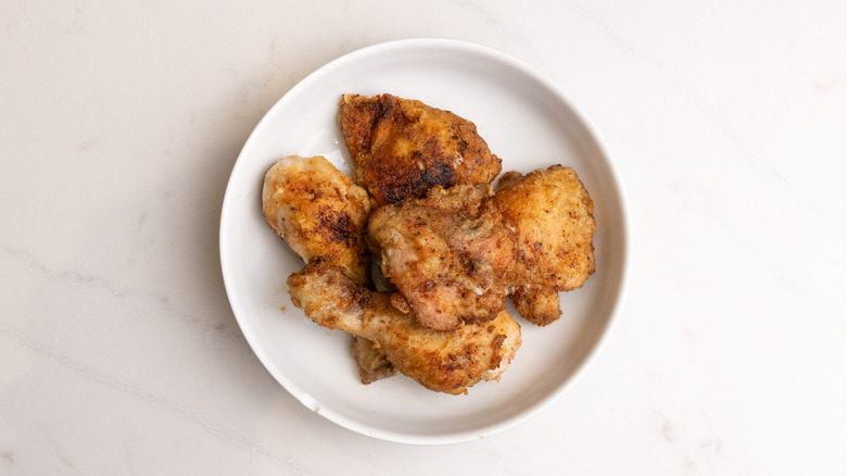 fried chicken in a bowl