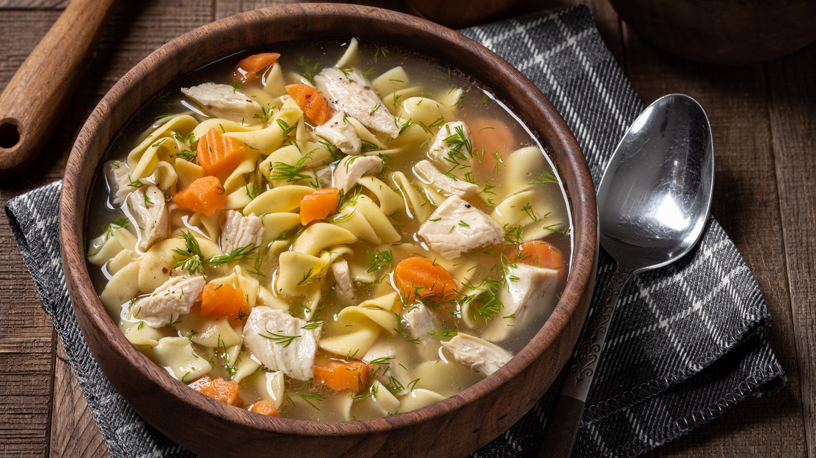 Fresh Dill Makes All The Difference In Canned Chicken Soup