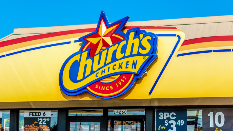 Church's Chicken sign